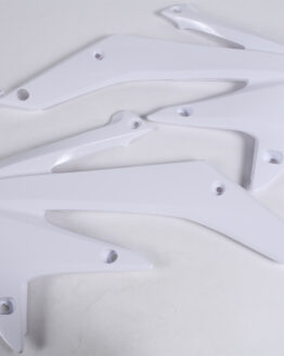 Acerbis Radiator Shrouds White Plastic 2pc Fits 05-08 Honda CRF450R