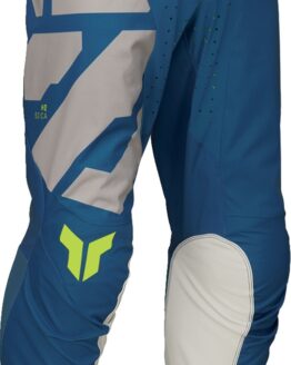 Thor Launchmode Forge Pants Fluorescent Yellow/Blue/Gray Men's 34