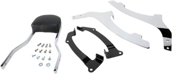Short Square 14" Sissy Bar Chrome
