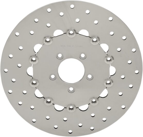 Solid Drilled Front Brake Rotor 300mm