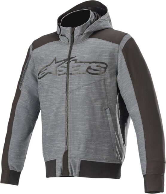 Black & Gray Rhod Armored Hoodie Jacket Large