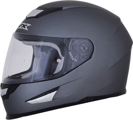 FX-99 Full Face Street Helmet Gray Large - Image 3