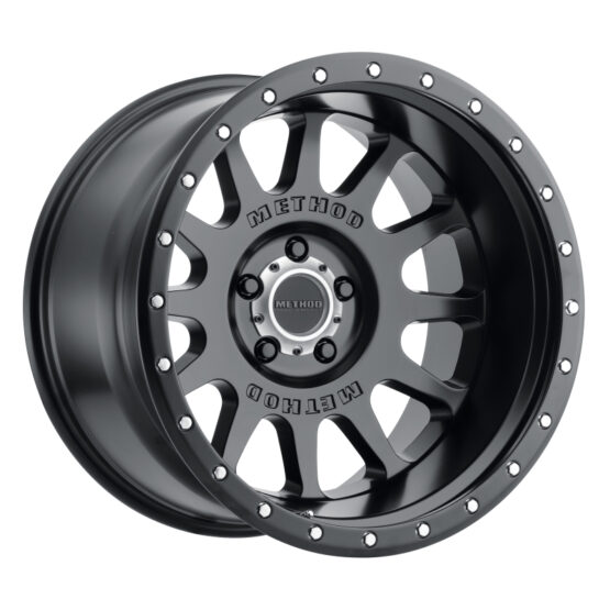 MR605 NV 20x9 -12mm Offset 5x150 110.5mm CB Matte Black Wheel - Image 2