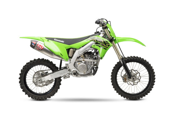 RS-12 Full Exhaust System Stainless/Aluminum Fits 21-22 Kawasaki KX250F/X - Image 5