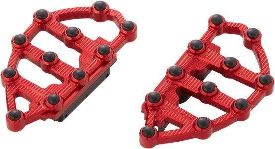 Arlen Ness MX Floorboards Red 06-898 - Image 2