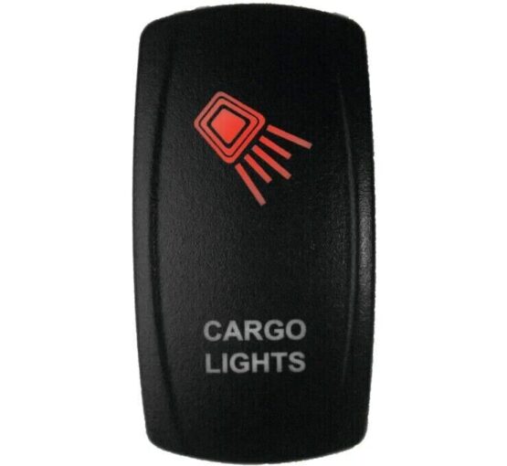 Lighted Switch Cargo Lights On/Off Red