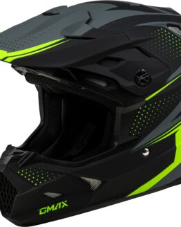 GMAX MX-96 502 Helmet Matte Grey/Hi-Vis XL Offroad