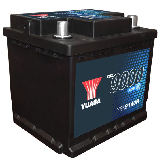 YBX9000 YBX9140R AGM Battery - 560 CCA, 50 Ah, Replaces 4014132-P