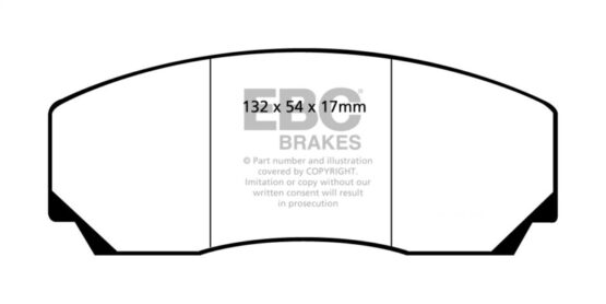 Bluestuff NDX Front Brake Pads Semi-Metallic Fits 90-00 Aston Martin Vantage 5.3 - Image 2