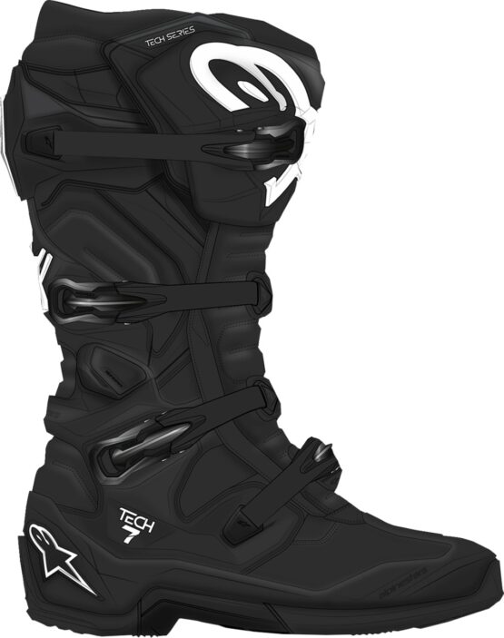 Alpinestars Tech 7 Boots Black Size 13 - Image 2