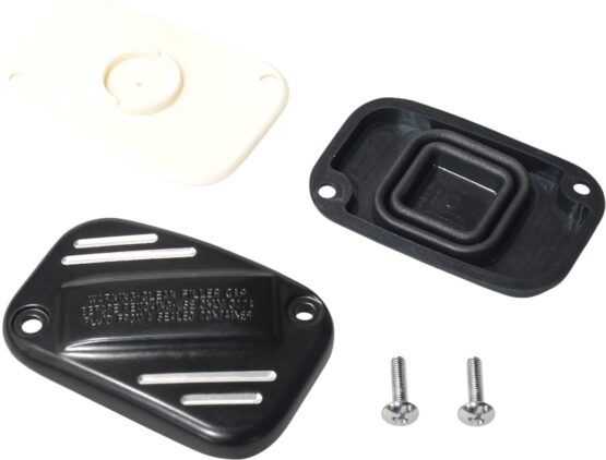 Drag Specialties Front Brake Master Cylinder Cover Black Gloss For Harley Softail - Image 2