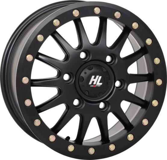 High Lifter HL24 15x7 Beadlock Wheel Black Matte Front/Rear For Can-Am Maverick R