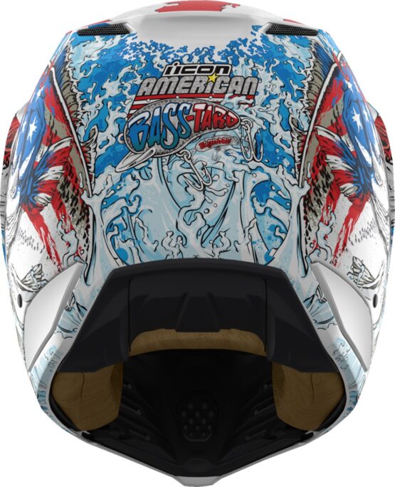 ICON Elsinore American Basstard Helmet Blue - Medium - Image 4