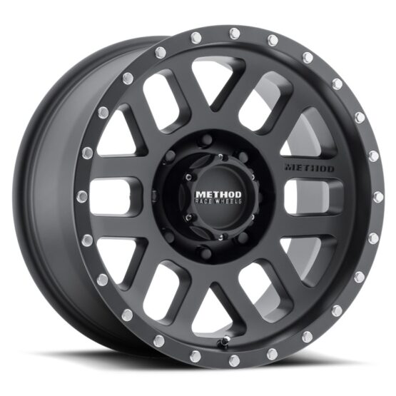 MR306 Mesh 18x9 +18mm Offset 8x6.5 130.81mm CB Matte Black Wheel - Image 2