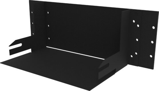 Saddle Tramp Amp Mounting Bracket Black For 1998-2013 Harley FLH