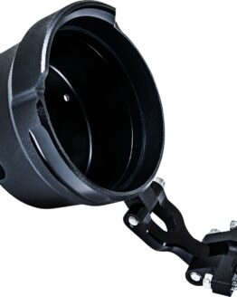 Performance Machine Round Gauge Relocation Kit Black Ops