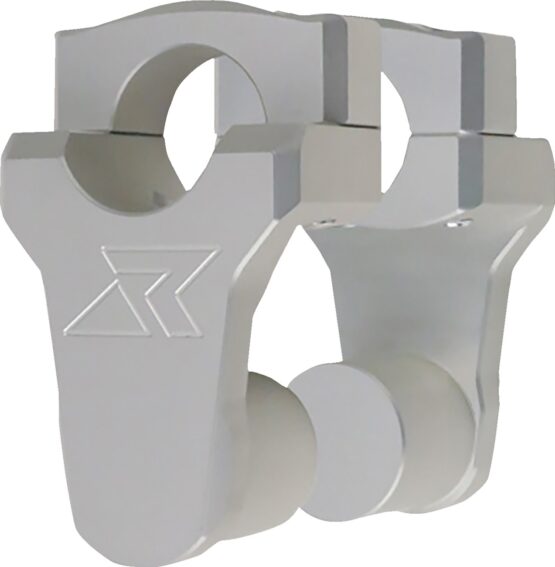 ROX Speed FX 2.4in Pivoting Bar Risers Silver For BMW R1300GS/Adventure