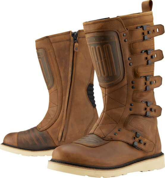 ICON Elsinore 2 Boots Brown Size 14 Men's Motorcycle Footwear