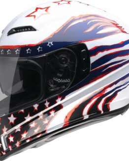 Z1R Jackal Patriot Helmet XL Gloss White/Red/Blue