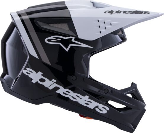 Alpinestars SM3 Radium Helmet Gloss Black/White/Gray Large - Image 4