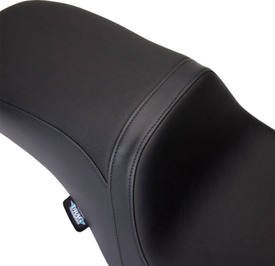 Drag Specialties Predator 2-Up Seat Smooth Black For Harley Touring - Image 3