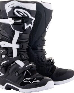 TECH 7 ENDURO DRYSTAR BOOTS BLACK/WHITE SZ 8