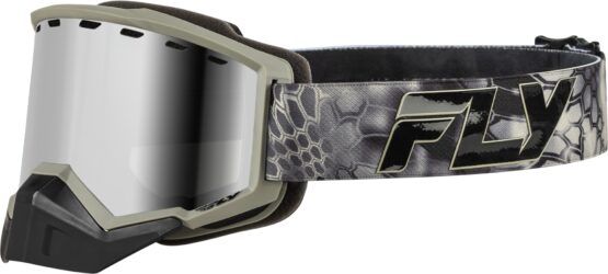 Fly Racing Focus Snow Goggle SE Kryptek Silver Mirror/Smoke Lens