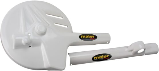 White Brake Disk Guard & Fork Guard