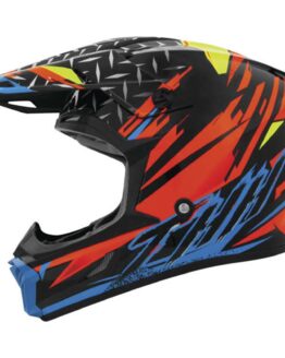 THH Helmets T710X Assault Helmet Black/Orange XS