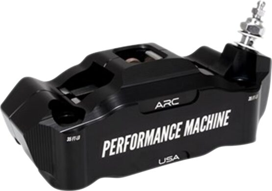 Performance Machine Race Radial Front Right Caliper Black