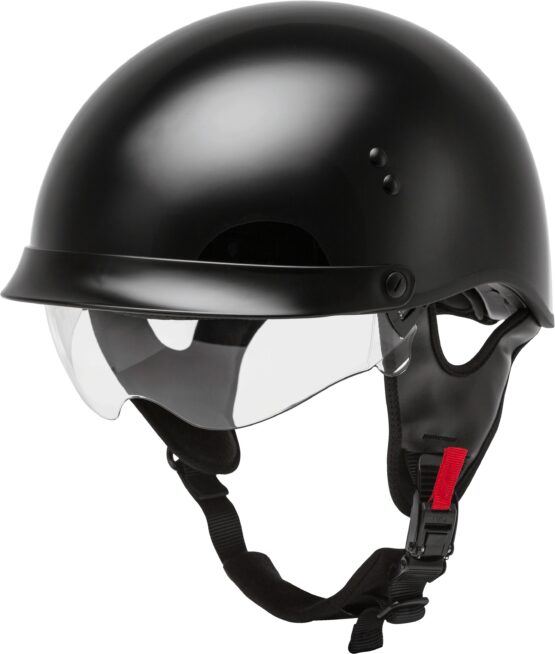 GMAX HH-65 Full Dressed Half Helmet Black 2X-Large - Image 4