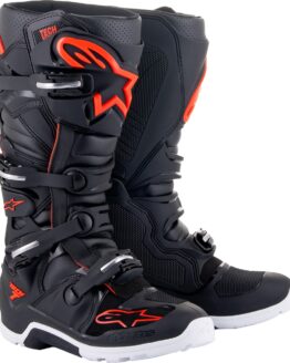 Alpinestars Tech 7 Enduro Boots Black/Red Fluorescent US 7
