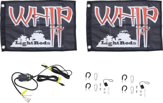 Whip It 5Ft Black Bluetooth RGB Chase Light Rod Set - Image 3