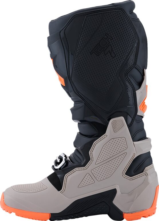 Alpinestars Tech 7 Enduro Boots Black/Warm Gray/Orange US 12 - Image 4