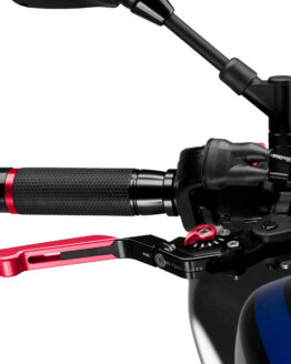 PUIG Hi-Tech Extendable Folding Brake Lever Red