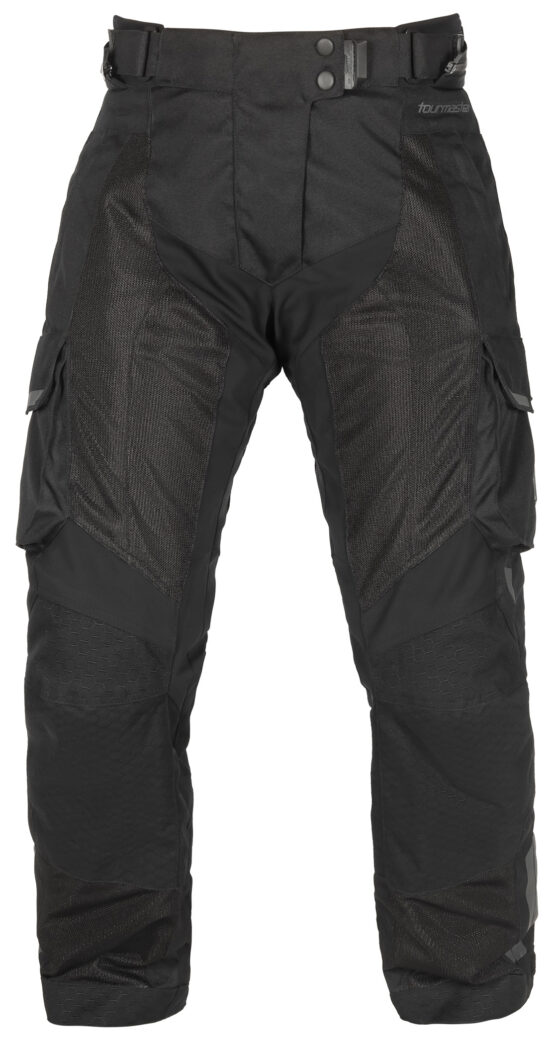 Men's Ridgecrest Hi-Flow Mesh Adventure Touring Pants - 2X-Large-Short Black - Image 3