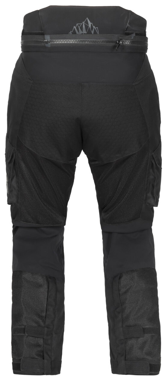 Men's Ridgecrest Hi-Flow Mesh Adventure Touring Pants - 2X-Large-Short Black - Image 4