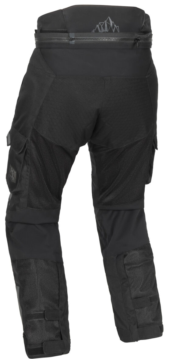 Men's Ridgecrest Hi-Flow Mesh Adventure Touring Pants - 2X-Large-Short Black - Image 5