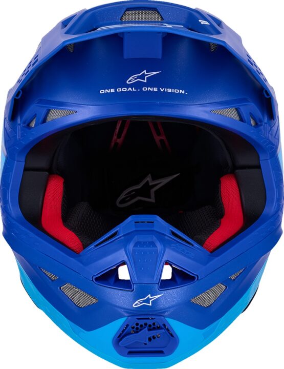 Alpinestars Supertech M10 Flood MIPS Helmet Blue/Black Carbon Small - Image 3