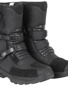 Black Trailblazer Adventure Motorcycle Boot Size 8.5