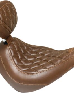 Tripper Diamond Brown Solo Seat w/Backrest