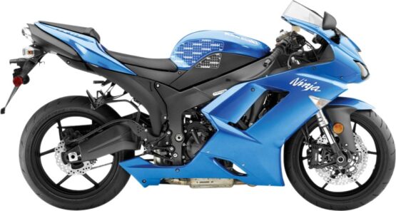 Stompgrip Tank Protectors Black Fits ZX6R 2007-2008
