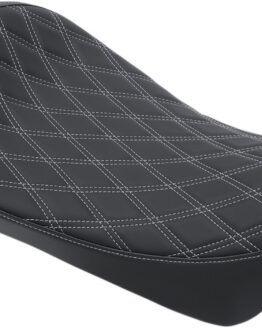 Drag Specialties EZ-On Low-Profile Solo Seat Black For Harley Touring