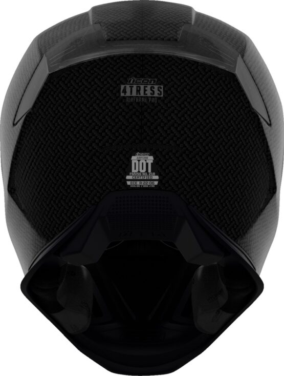 ICON Airframe Pro Carbon 4Tress Helmet Gloss Black Large - Image 3