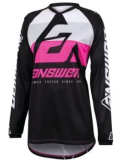 23 Syncron CC Jersey Black/White/Rhodamine Womens - XL