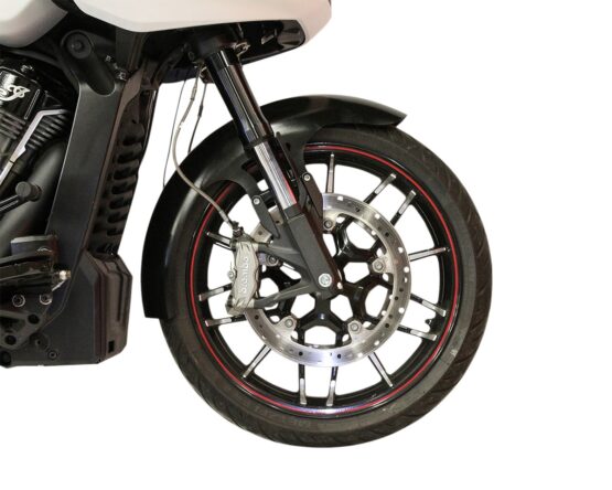 Klock Werks Hugger Front Fender 16/19 in Steel For Indian Challenger