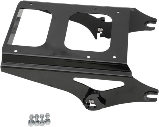 Drag Specialties Quick Detach Tour Box Mount Black For Harley Touring