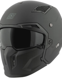 SS2400 Solid Speed Helmet Black - 2XL