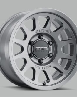 MR703 15x7 +15mm Offset 5x100 56.1mm CB Gloss Titanium Wheel