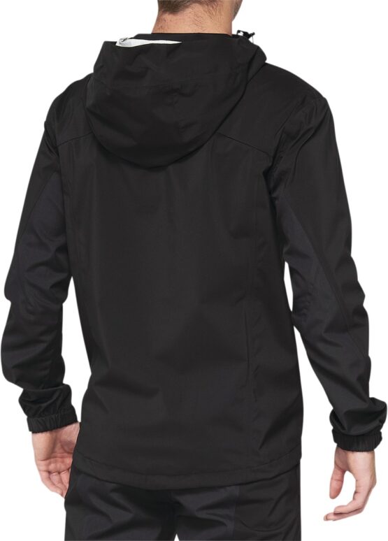 Men's Hydromatic Parka Lightweight Waterproof Jacket - Black, Size L - Image 2